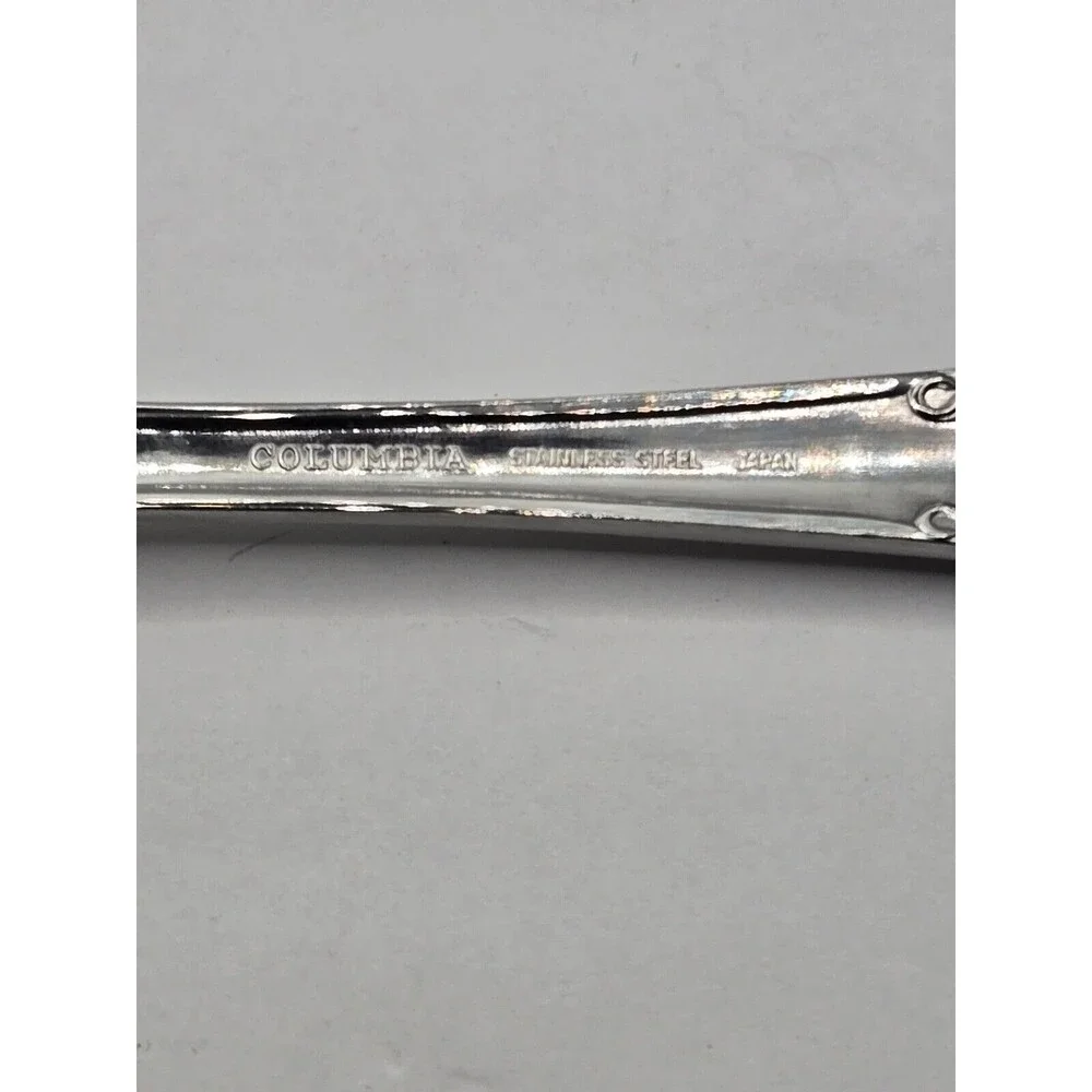 Columbia Beaded Handle Stainless Steel Flatware Serving Set 5 pcs.